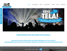 Tablet Screenshot of despedidassolterogandia.com